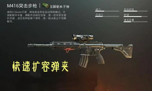 刺激战场 M416到底用什么配件,这里终于有详细解答了