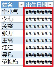 怎么解决Excel单元格中出现一连串的井号 