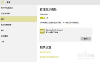 苹果win10蓝牙键盘连接不上平板电脑
