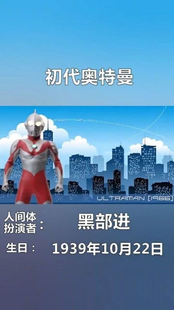 盘点历代奥特曼人间体样貌变化 