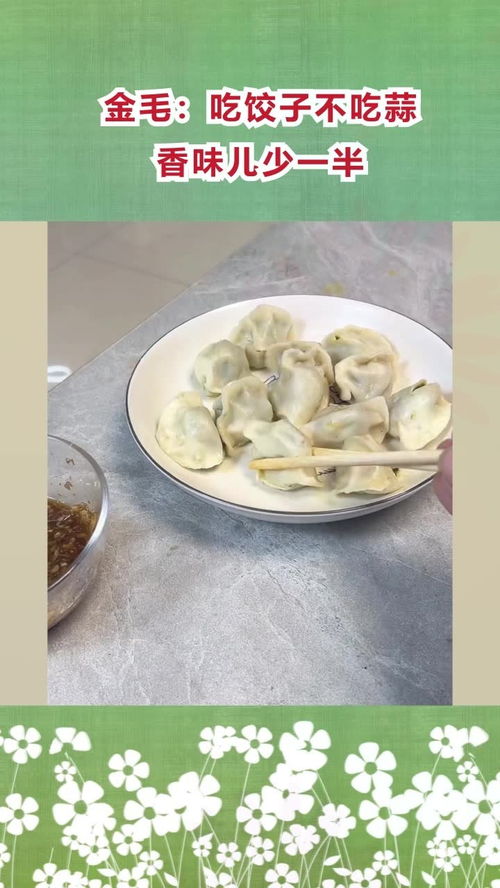 金毛 吃饺子不吃蒜,香味儿少一半 