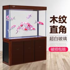 YEE金晶超白鱼缸大型鱼缸水族箱客厅底滤鱼缸1.2米1.5米龙鱼缸 