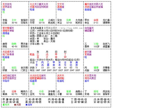 请教紫微斗数大师 