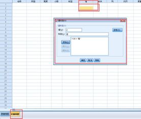 spss 输入数据时，想输入a1，a2，a3，b1，b2，b3......在变量中如何设置