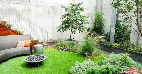 庭院设计 小面积花园也可以种草坪,6个造型特别的草坪私家花园