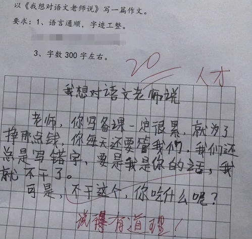 小学生作文 低调 走红,老师看完笑到肚子疼,网友看了自愧不如