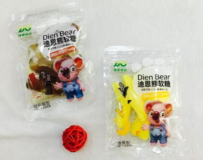 迪恩熊软糖到货 卡通图案,小朋友的最爱 水果口味,软Q香弹