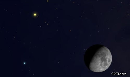 好消息 就在这周 土星马上要和月亮来一场近距离的邂逅