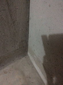 我家毛坯房到手,想自己把卫生间防水做了,大神给看看这墙面可以直接做防水吗 墙面的平整度可以,我用靠 