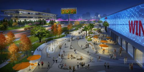 打造 公园式 步行街 提升城市 国际范 重庆两江新区加快建设寸滩国际新城时尚消费区