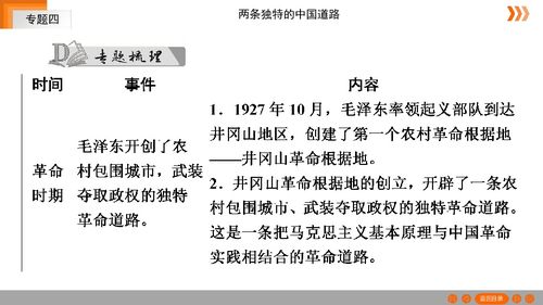 八下历史复习 专题4 两条独特的中国道路 共23张PPT 