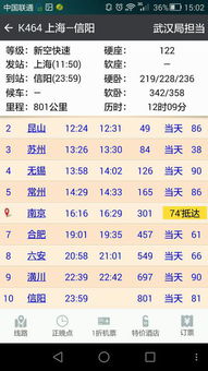 K464列车上午十点五十分从上海出发夜里几点到潢川 