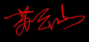 苏云山 写三个字用签名的方式怎么写好看 