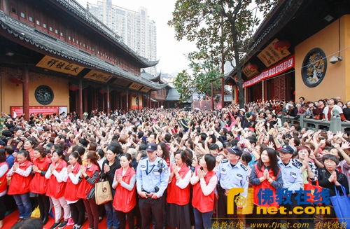 恭迎观音菩萨出家吉日 上海玉佛禅寺隆重举行系列活动 