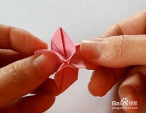 玫瑰花戒指的折纸方法 