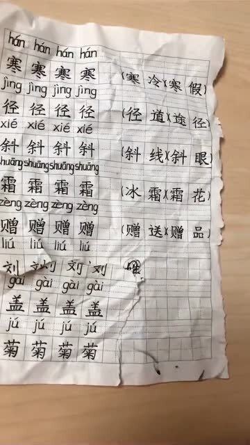 强迫症儿子,有一个字写得不好,就要撕掉重写 