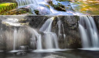 高清唯美瀑布林涧山水自然风景背景图图片设计素材 模板下载 10.74MB 其他大全 