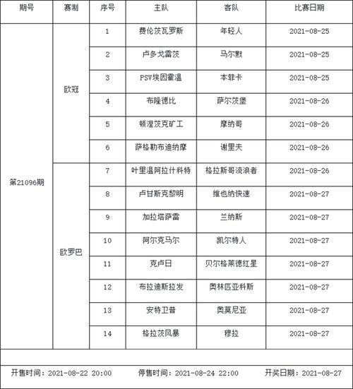 意甲赛程表