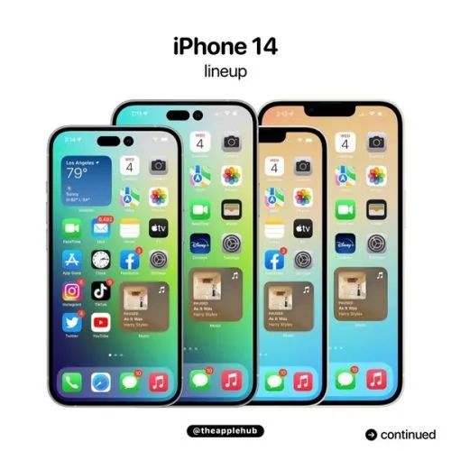 没有mini版了 iPhone 14 全家福 图片曝光 Pro版更香