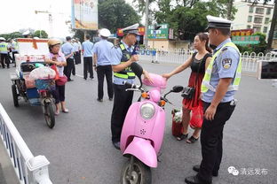 清远整治市区摩托车 电动车交通秩序 涵盖早中晚高峰期 