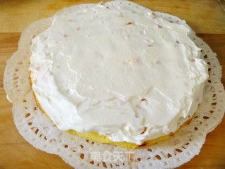 什锦水果奶油蛋糕的做法 送给自己的处女座奶油蛋糕 什锦水果奶油蛋糕 什锦水果奶油蛋糕怎么做 
