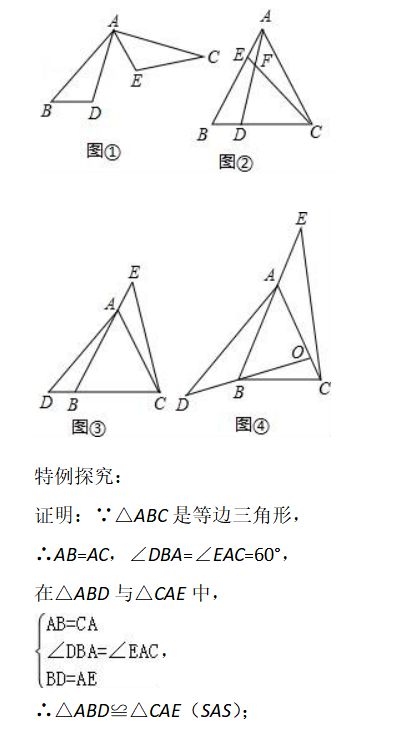 冲击19年中考数学, 专题复习268 三角形有关的几何压轴题