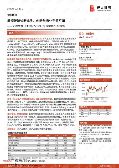 国信证券艾德生物300685：2023年半年报点评-业绩强势复苏，海外市场高速增长