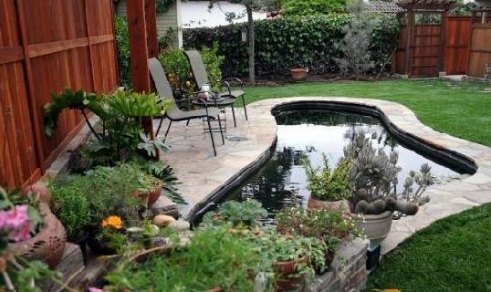 家里有庭院的,一定要砌个鱼池,不仅十分美观,还能带来好运财富