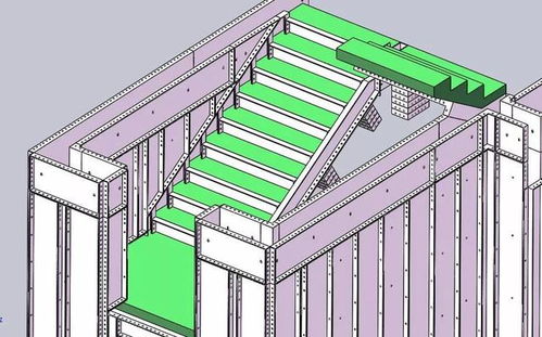 超详细的铝模设计之楼梯模板