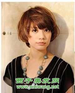 最新可爱性感女生短发刘海发型 9