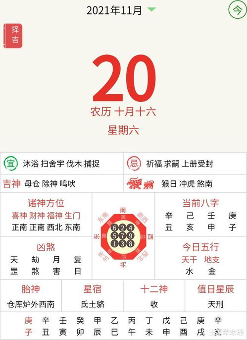 十二生肖每日运势查询2021.11.20