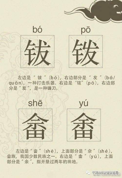 汉字里的 双胞胎 ,你能分辨出来吗