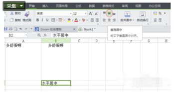 wps表格里的文字如何设置居中 