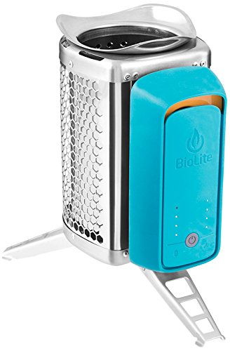 BioLite 中性 Cookstove Teal NEW 风扇柴火炉 CSB1003 银色 绿色