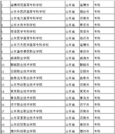 山东省专科学校排名一览表，山东省高职院校排名