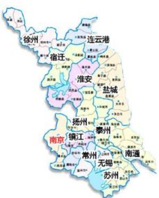 南京在江苏的南边还是北边还是东边还是西边 