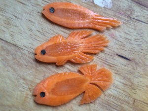 胡萝卜金鱼的做法步骤图,胡萝卜金鱼怎么做好吃 