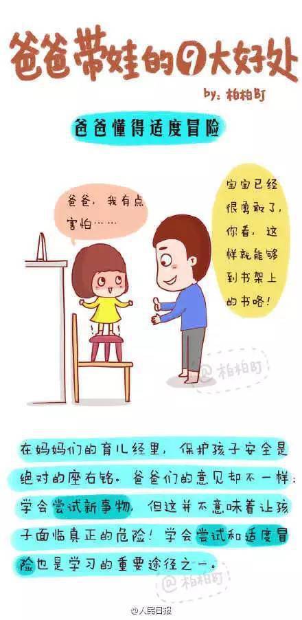 爸爸带娃的9大好处 爸爸该看,妈妈更该看