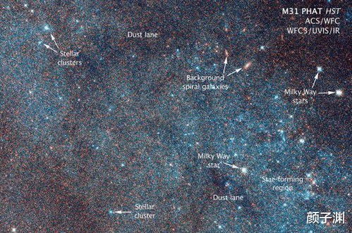 15亿像素的仙女座星系,哈勃望远镜拍摄的迄今为止最清晰的照片