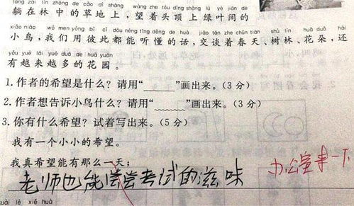 小学生 0分 和 99分 的试卷对比照曝光 学霸与学渣差距很大