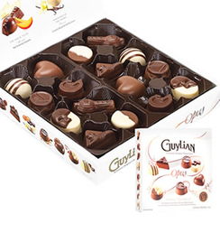 吉利莲经典巧克力礼盒送中国国内 比利时GuyLian 8种不同口味 巧克力 