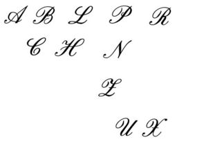 这些数学字母类似英文字母怎么叫 