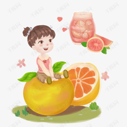 美味饮品系列西柚果汁素材图片免费下载 千库网 