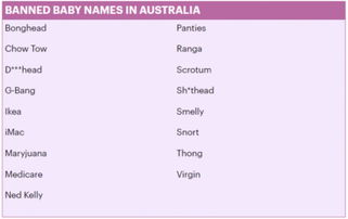 2019新生儿最糟糕英文名出炉 在澳洲千万别给孩子取这些名字 取了就违法