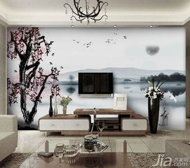 让房间充满韵味 10幅中国风山水画背景墙