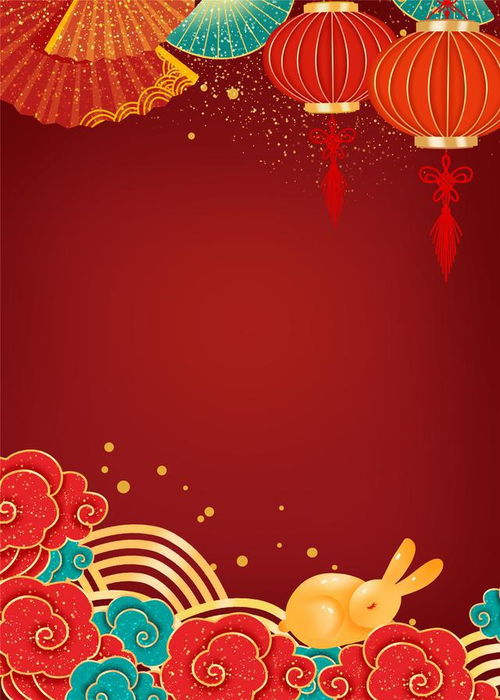 2023新年背景图片,瑞兔迎春丨中国书画名家王宇鸣2023新年×生肖兔邮票全球首发