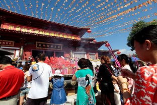 海南正月初五迎财神生日 市民游客赴庙会海口文明网 