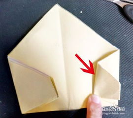 儿童手工折纸 卡通熊的折叠方法