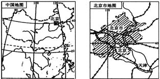 北京交通地图的比例尺是多少?