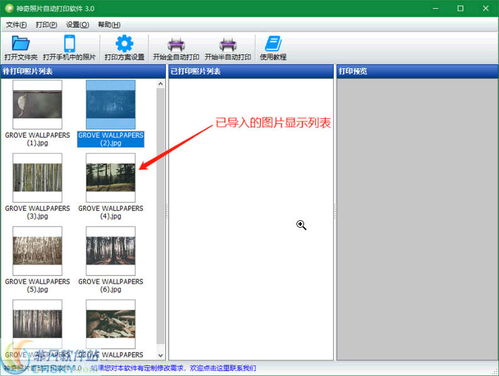 神奇照片自动打印软件界面预览 神奇照片自动打印软件界面图片 